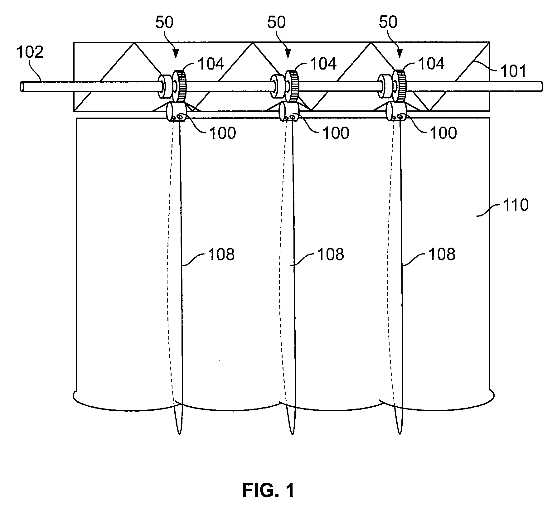 Portable curtain retraction device and system