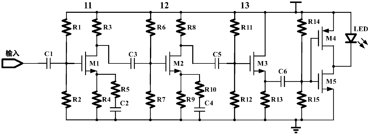 Integrated circuit special for visible light communication transmitting end