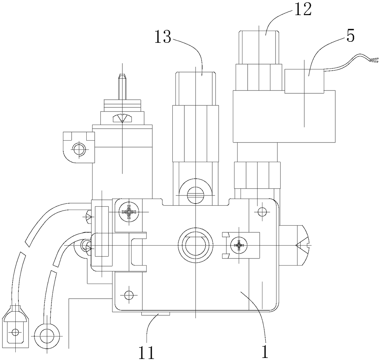 Regulating valve and gas stove