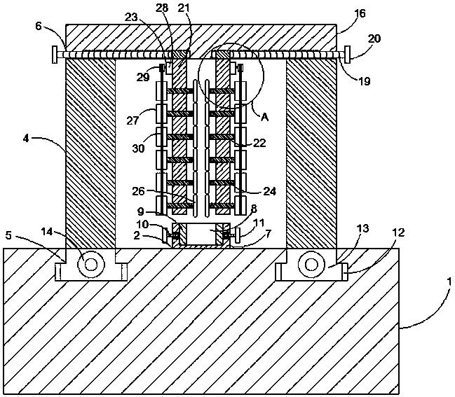 Surface double-layer polishing equipment for building wood processing