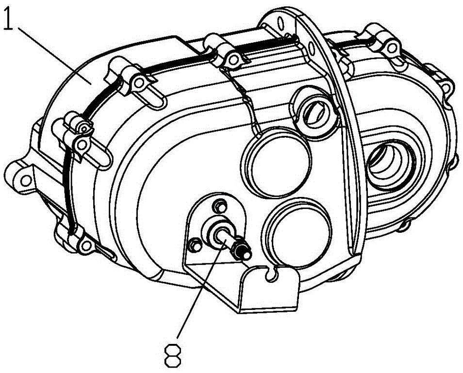 Gearbox for low-speed electric vehicle