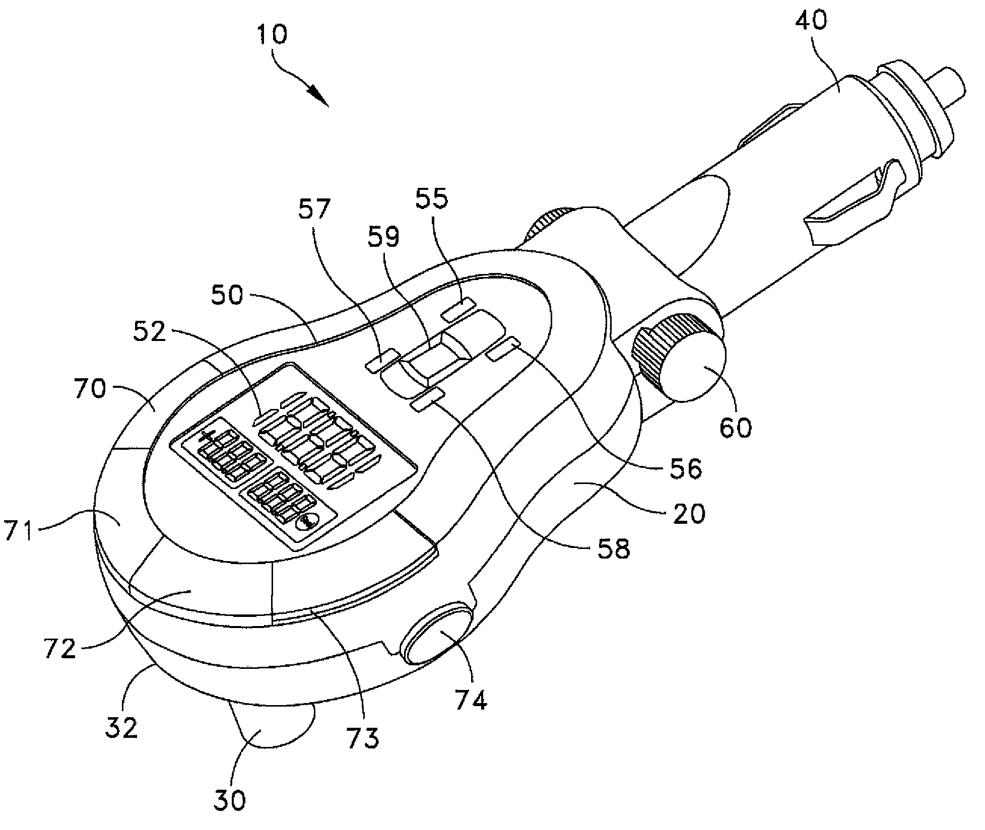 Combined tire pressure gauge and remote tire pressure display