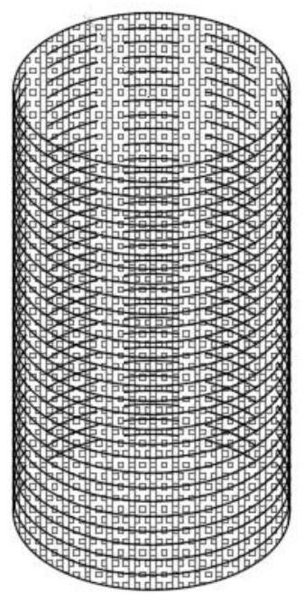 Rock micro-defect three-dimensional reconstruction method and system