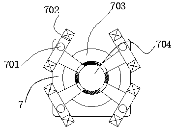 X-shaped pattern groove with heat dissipation function