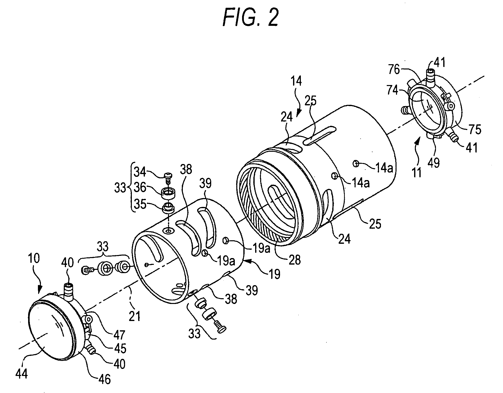Lens supporting frame of lens device and method of adjusting the same