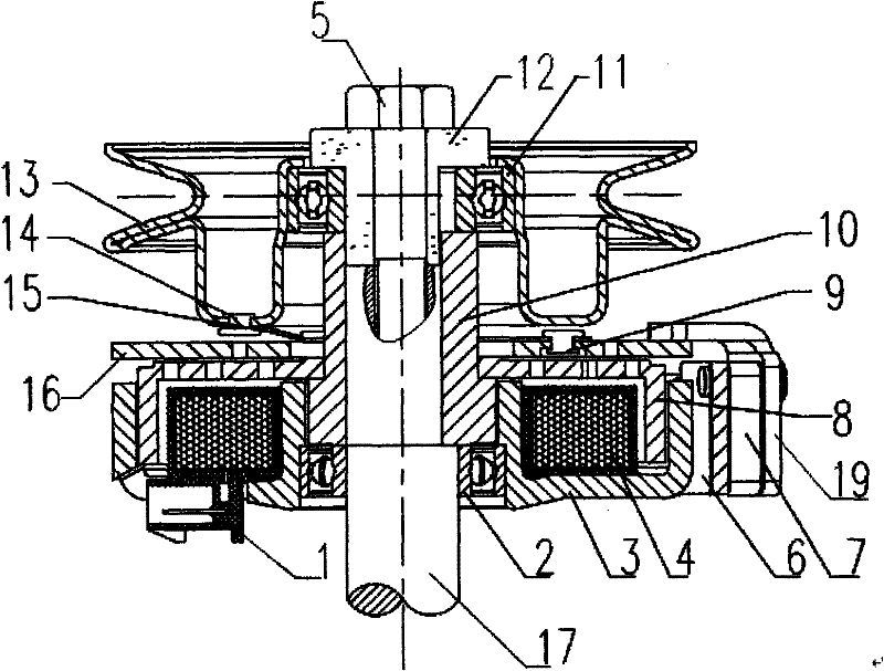 an electromagnetic clutch