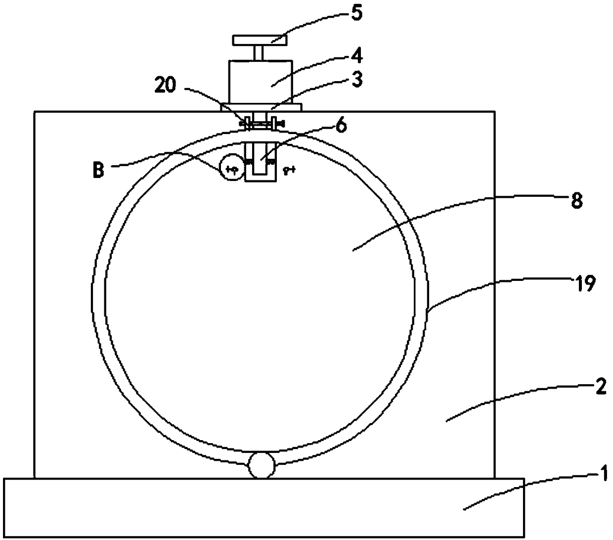 A bellows two-way hard seal butterfly valve