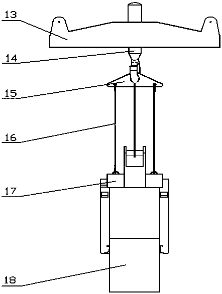 An Electric Fixture Loaded in Concealed Tanks of Sea-going Vessels