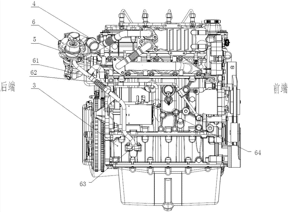 Horizontal engine supercharger assembly