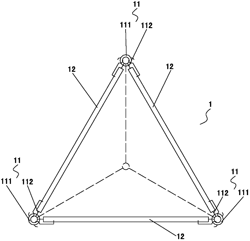 Tent framework capable of being folded and assembled and tent thereof