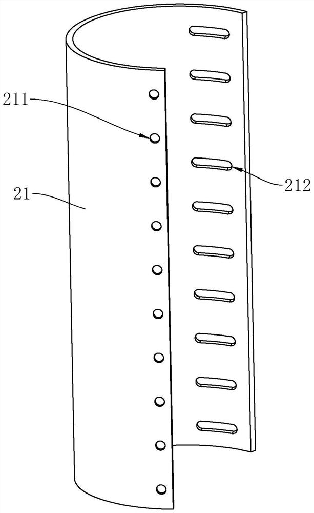 Karst cave stratum pile foundation structure and pile forming process