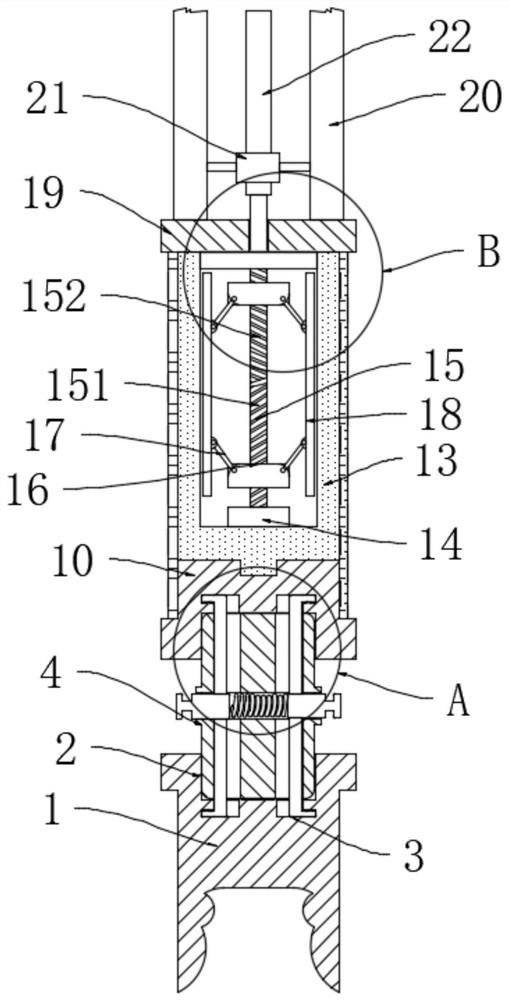 Device and method for segmental positioning and cut-off with pressure in downhole drilling