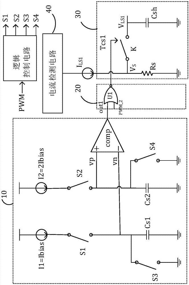 Current sampling method of DC-DC conversion circuit, current-sharing control method and circuit