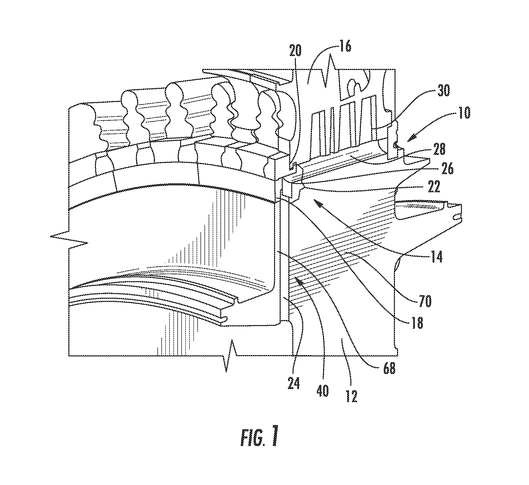 Seal system for cooling fluid flow through a rotor assembly in a gas turbine engine