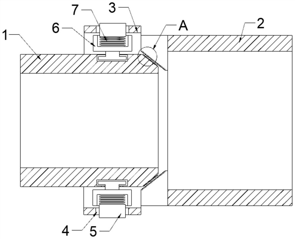 Four-way casing quick-mounting structure applied to oil well