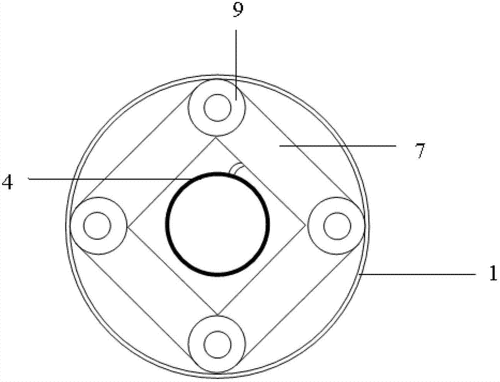 Special gasification burner for biological liquid fuel and combustion method