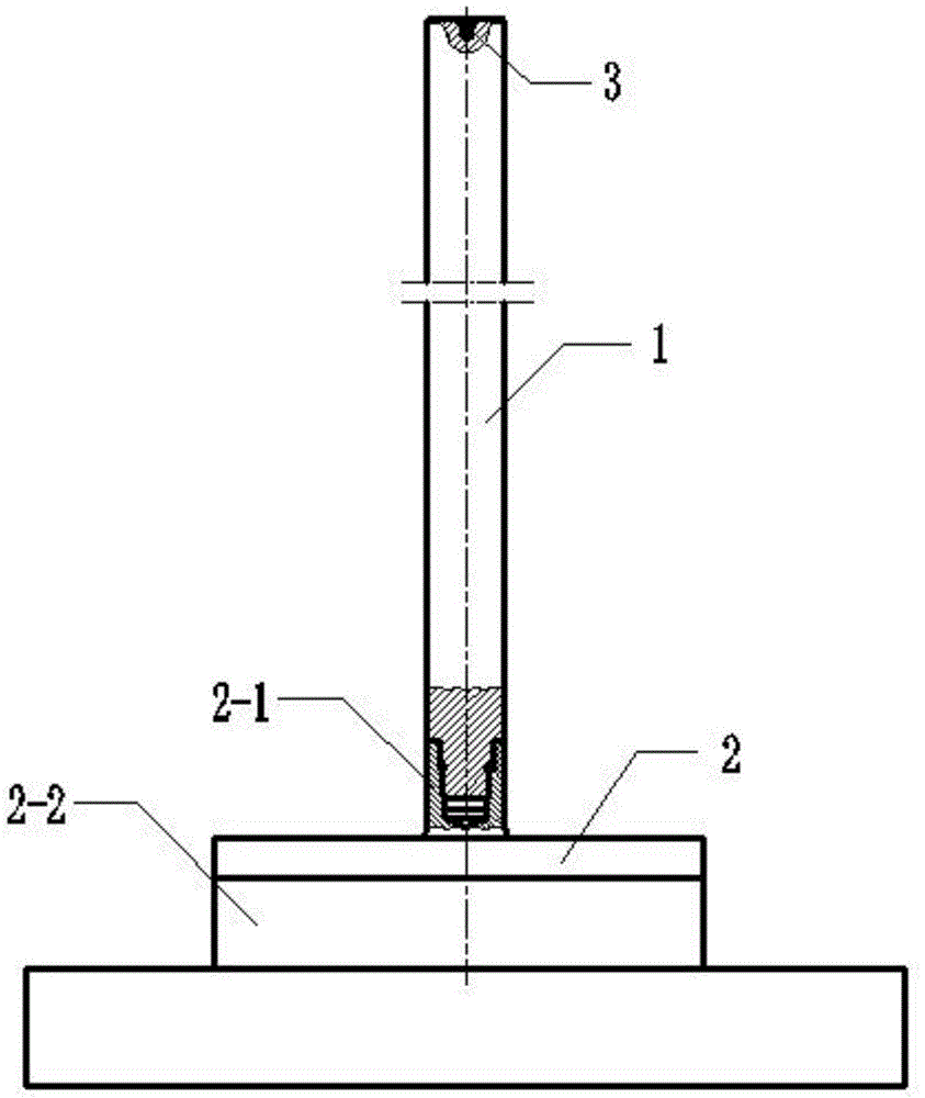 The processing method of the central measuring tool for detecting the driving disc fixture when processing the steam turbine blade