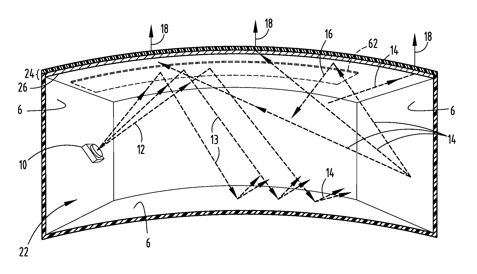 Vehicle light assembly with photon recycling