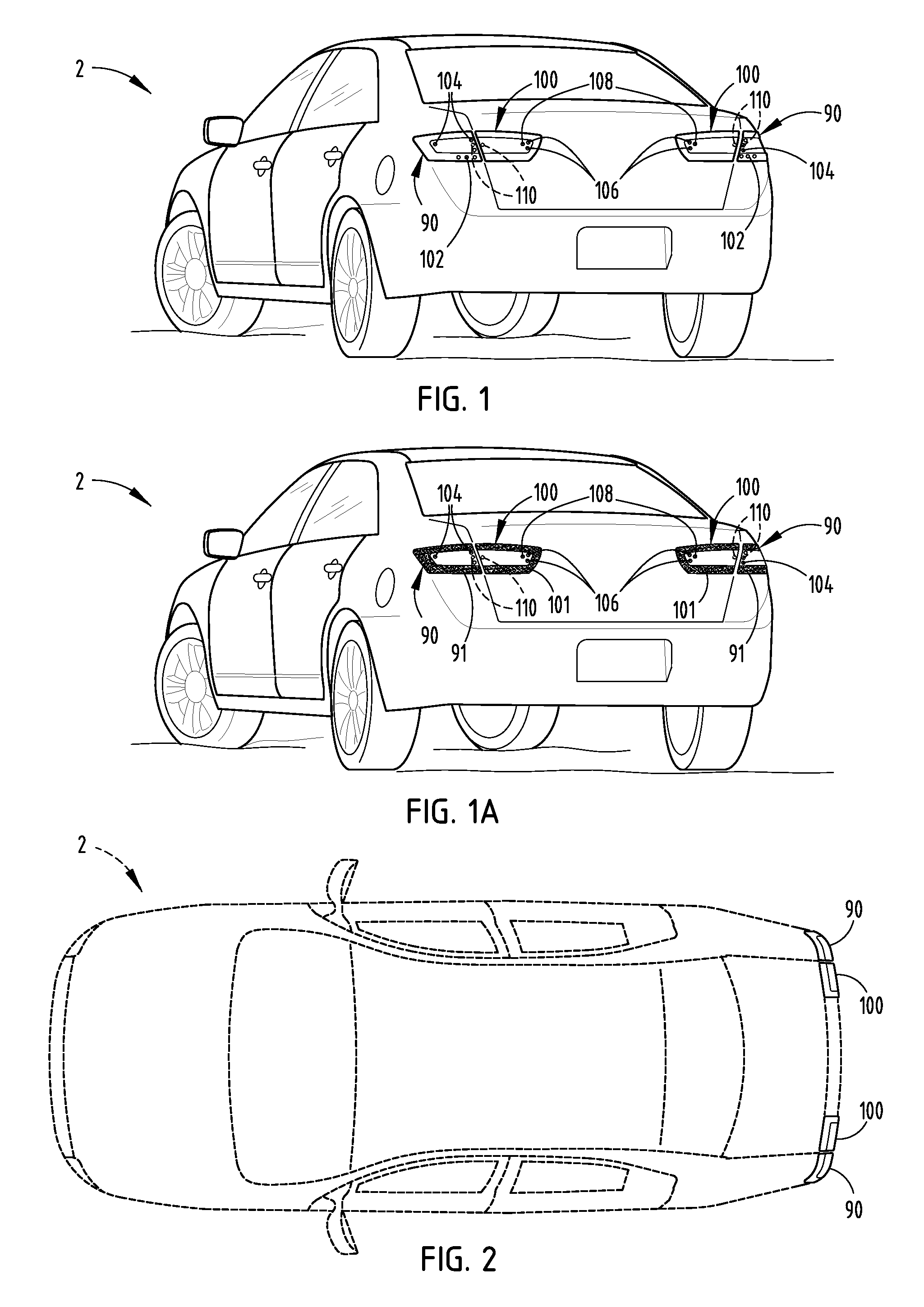 Vehicle light assembly with photon recycling