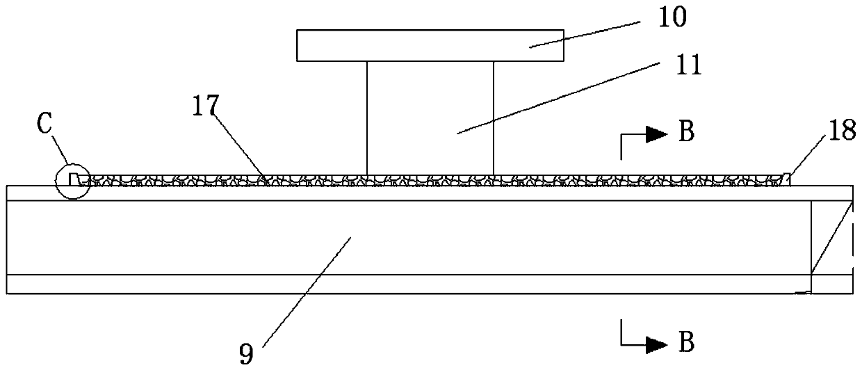 Jacking municipal frame bridge structure and construction method