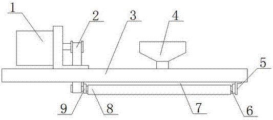 3D (Three Dimensional) printer powder spreading device with convenient-to-replace roller