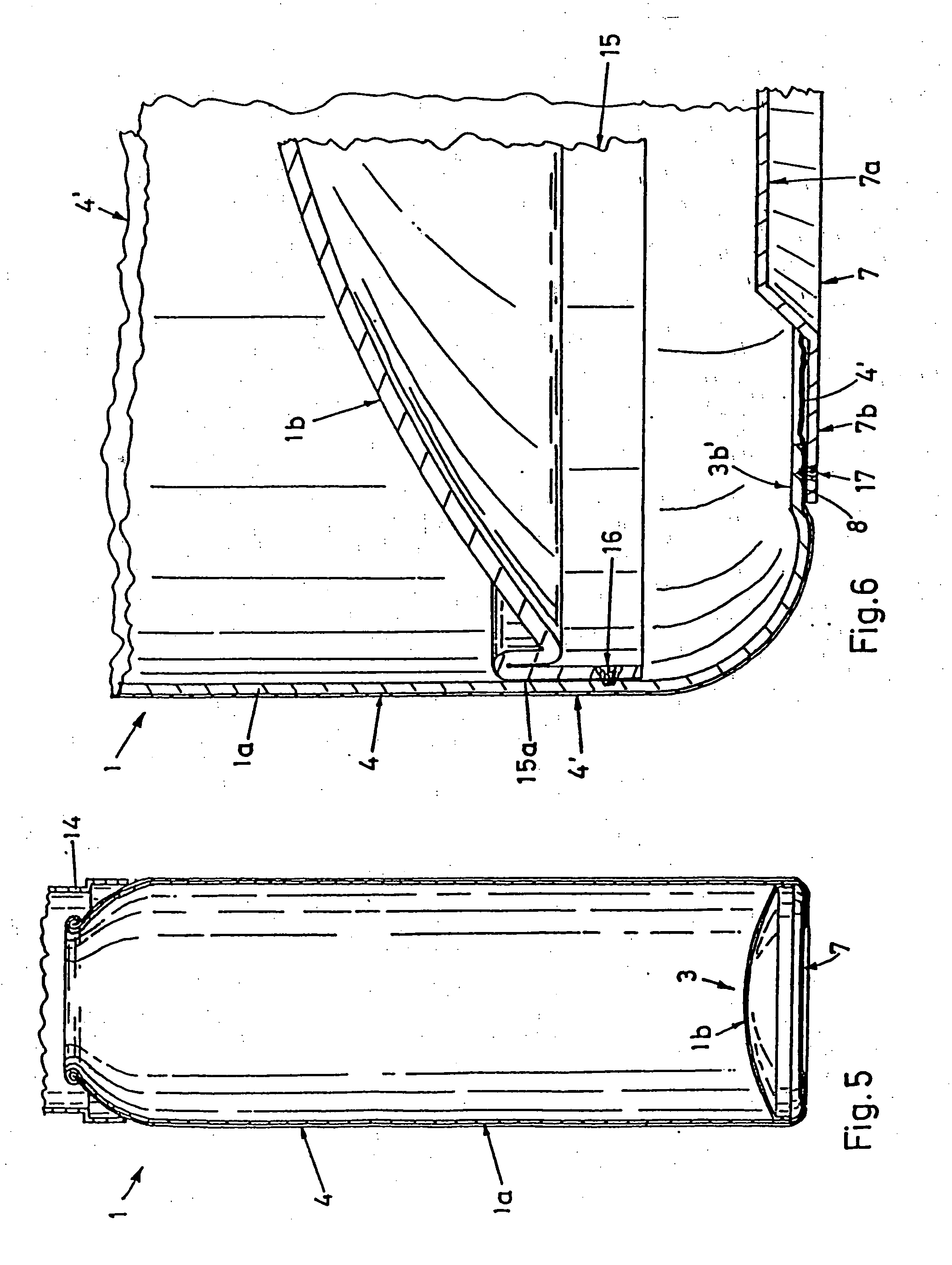 Method and device for the production of a can body, and can body