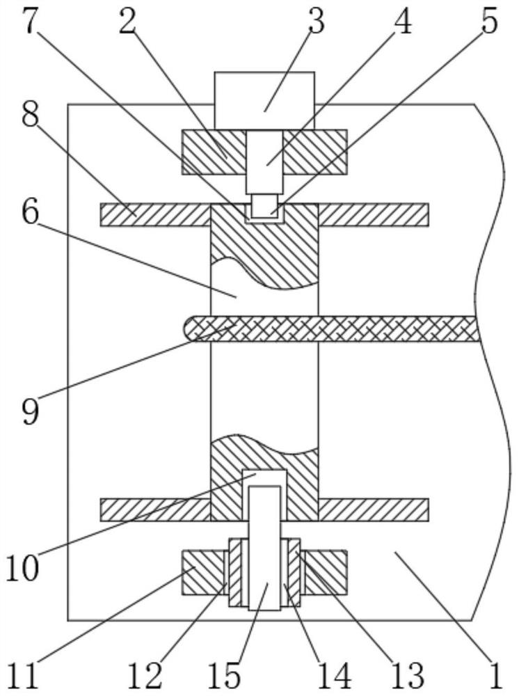 Chemical fiber material processing winding device