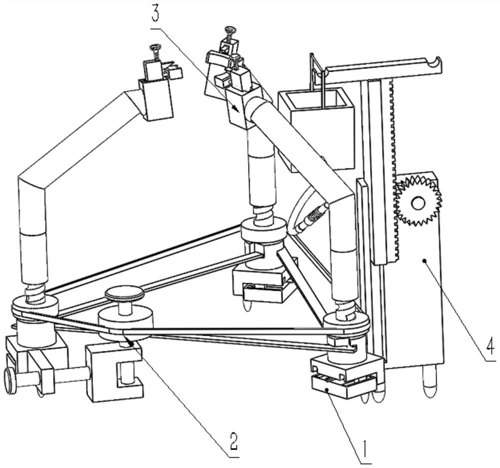 A kind of propping support for transplanting trees