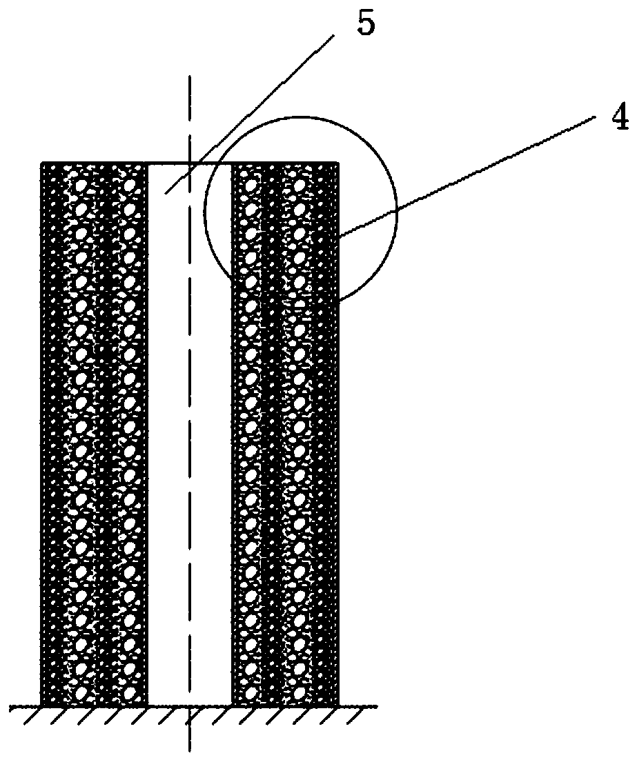 A cushioning energy-absorbing structure