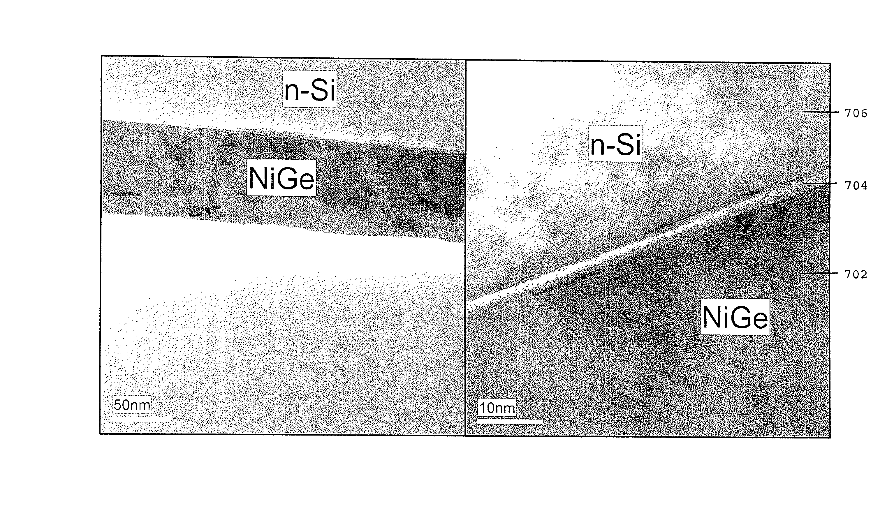 Contact structure for semiconductor devices