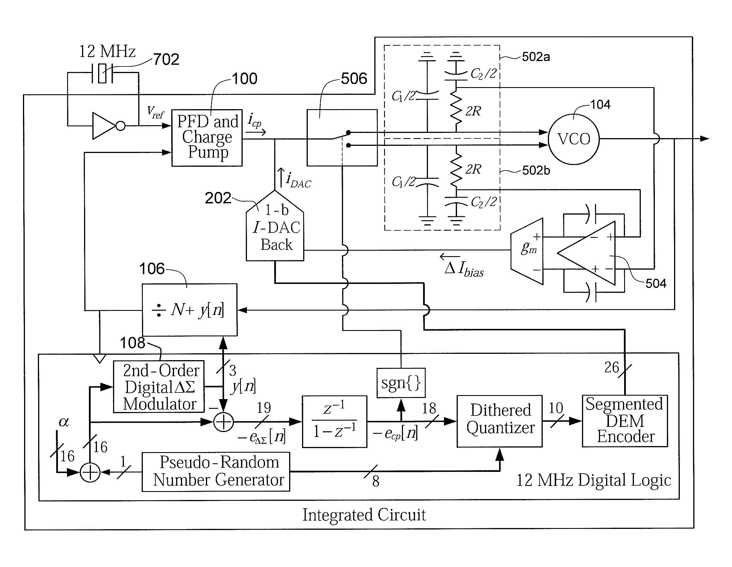 Adaptive phase noise cancellation for fractional-N phase locked loop