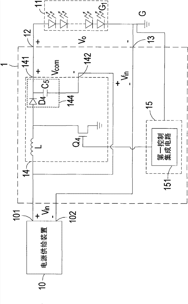 Power supply circuit of light-emitting diode