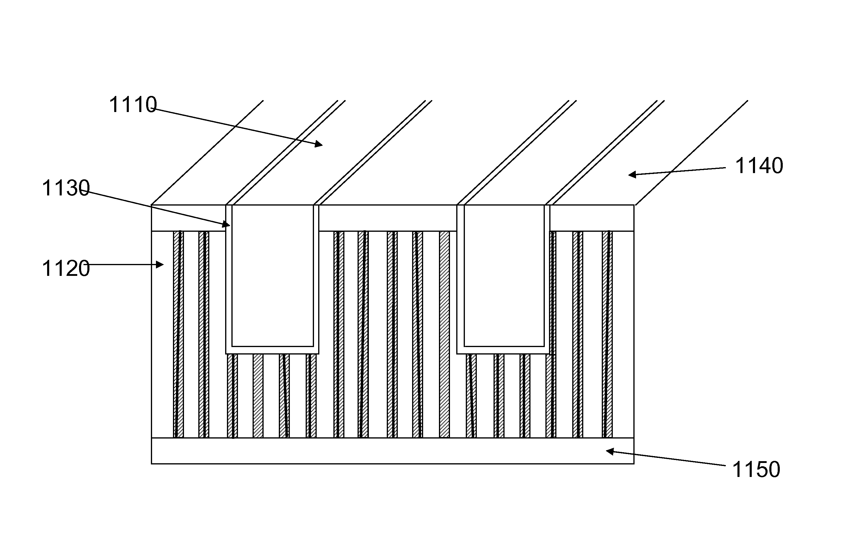 Nanotube transistor integrated circuit layout