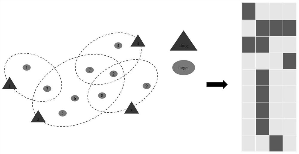 Drug-target interaction prediction method based on hypergraph neural network