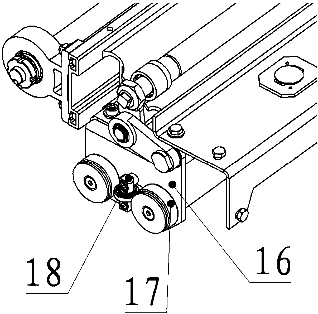 Bearing drive mechanism for vehicle door system