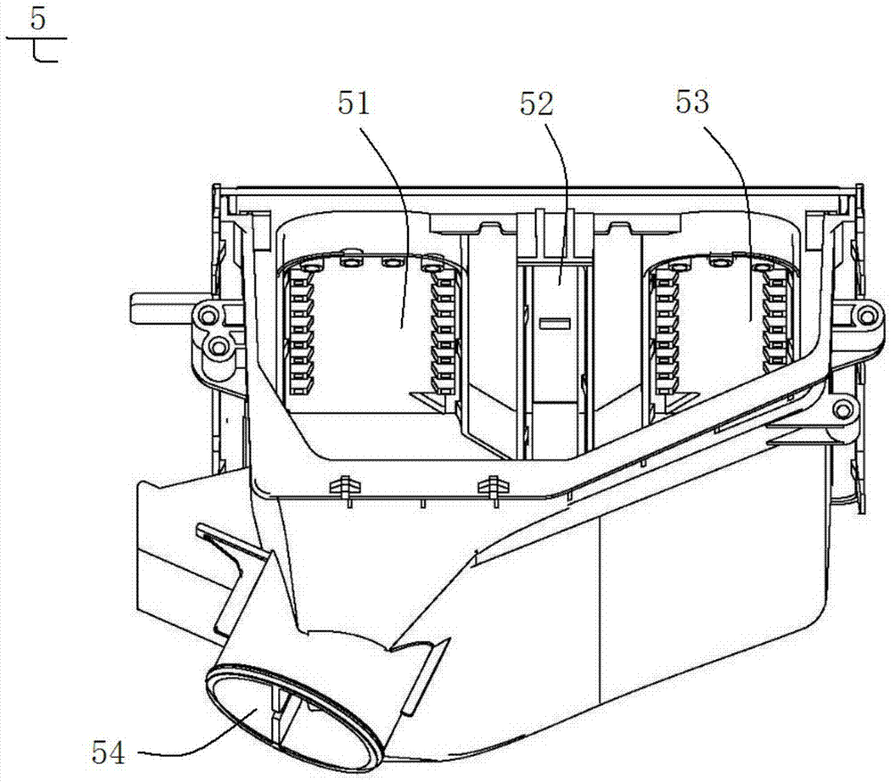 Water feed system used for washing machine and washing machine