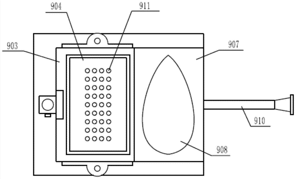 Device for rapid detection of crop nutrient elements based on collinear laser-induced breakdown spectroscopy