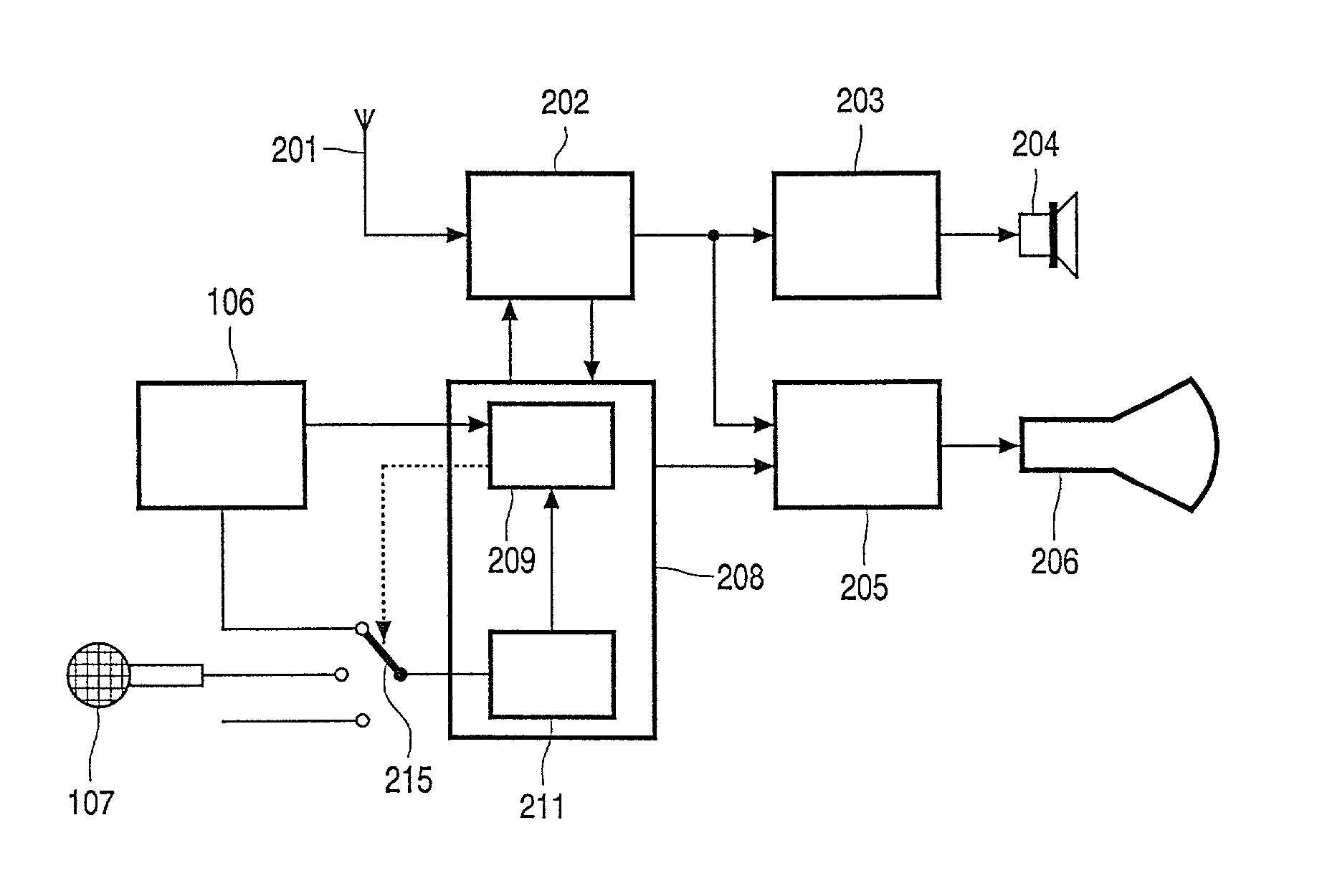 System for controlling an apparatus with speech commands