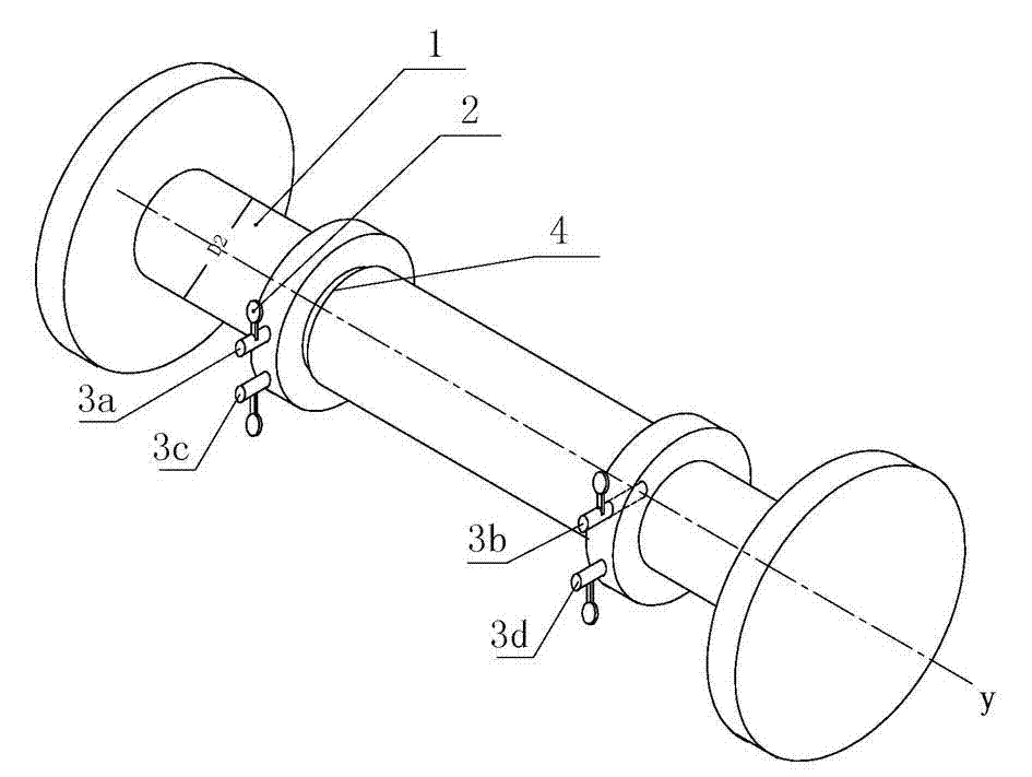 Device for quantitatively detecting interphase applied force of gas-liquid two-phase flow