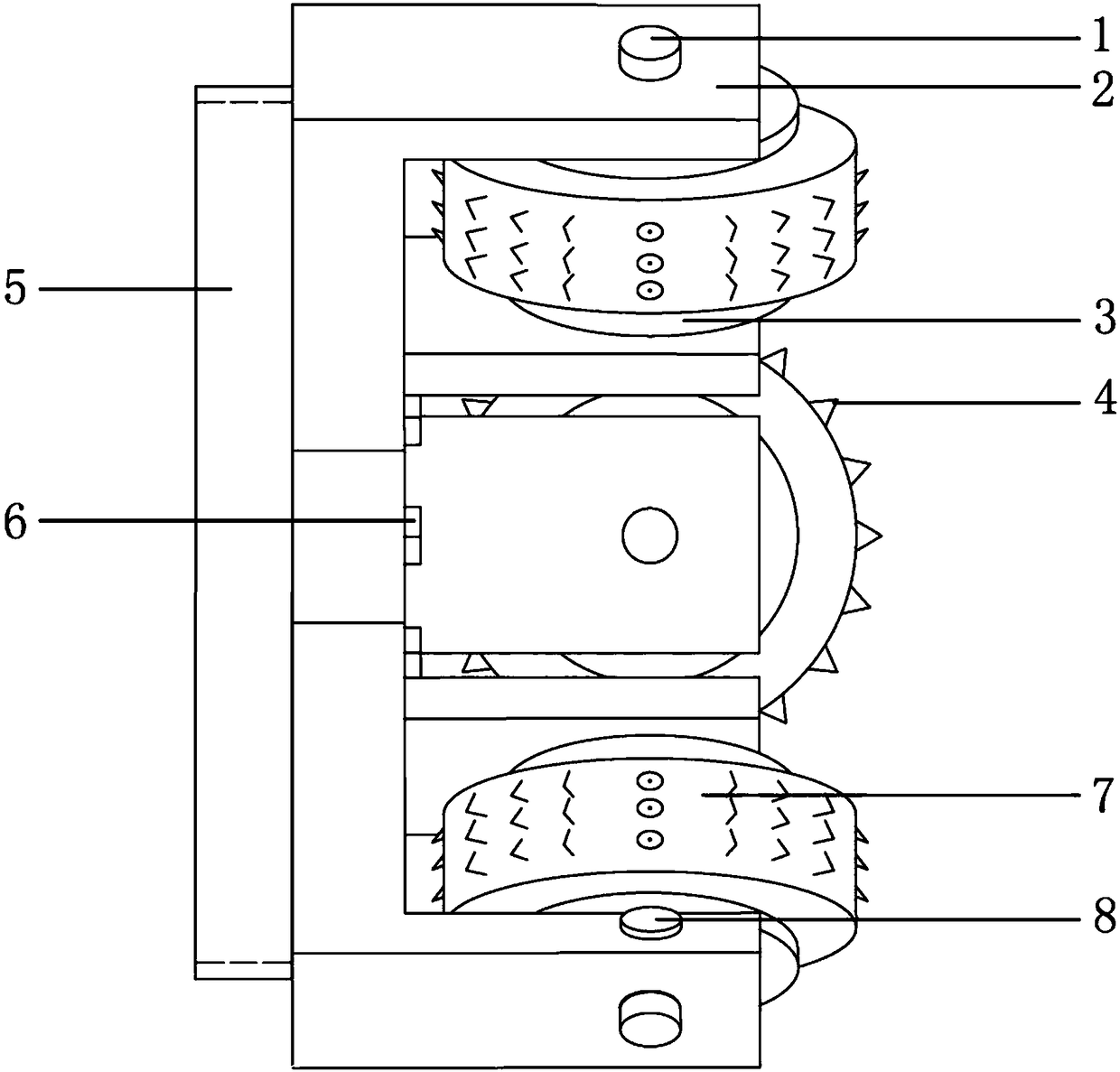 Concrete scabbler head and concrete scabbler using same