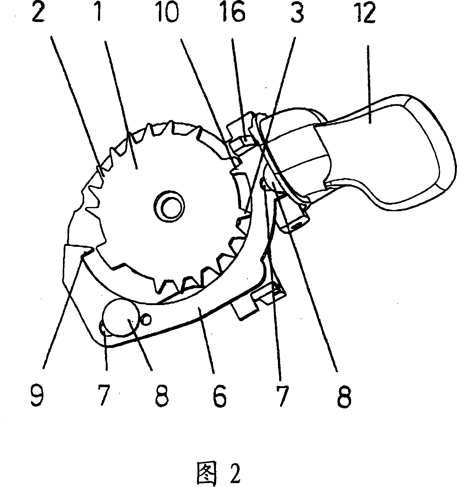 Release mechanism for trigger gearshift