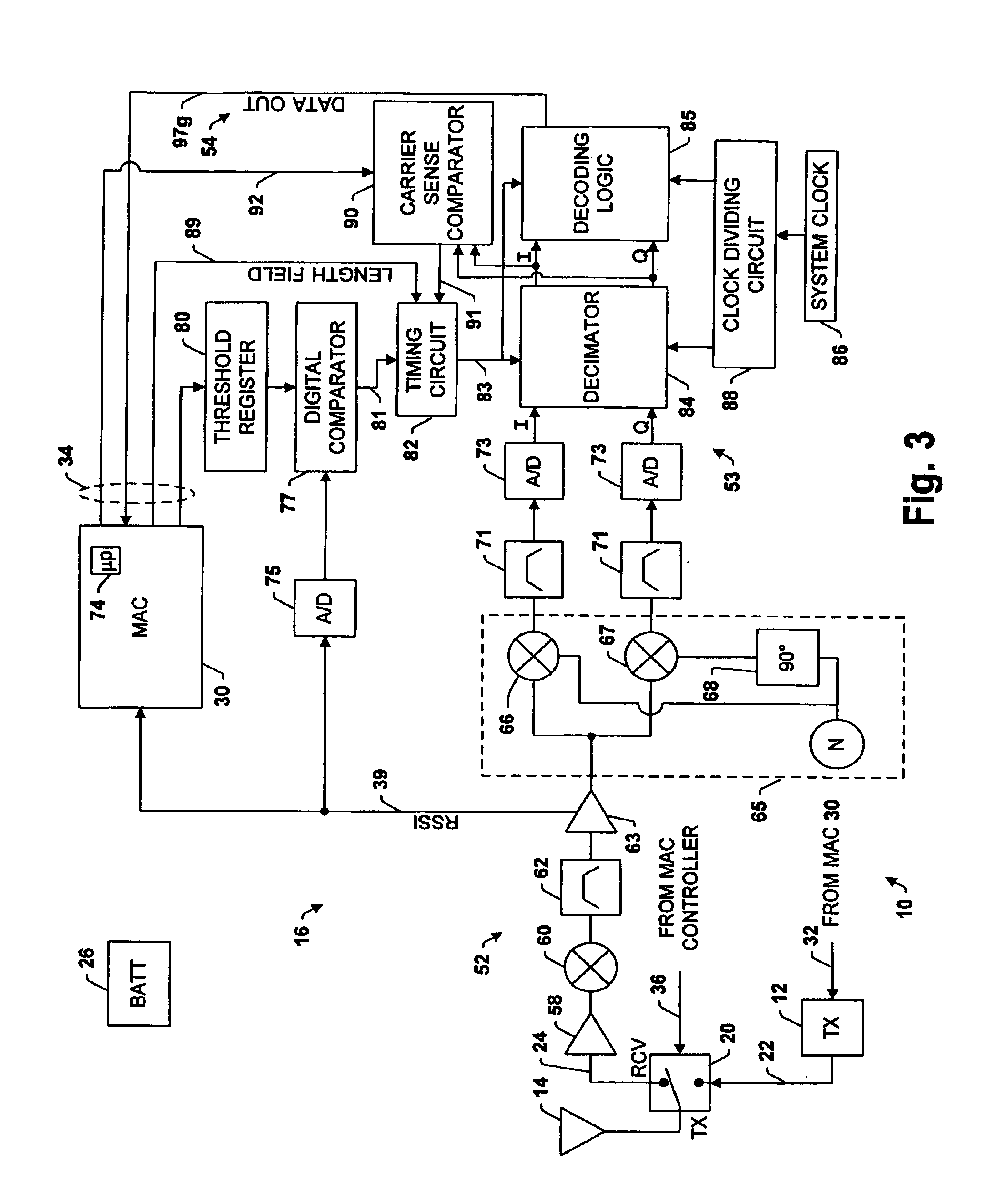 Transceiver control with sleep mode operation