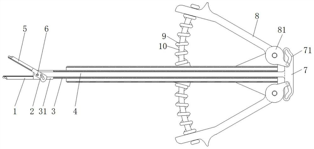 A closed locking device suitable for surgical electrodes and using method thereof