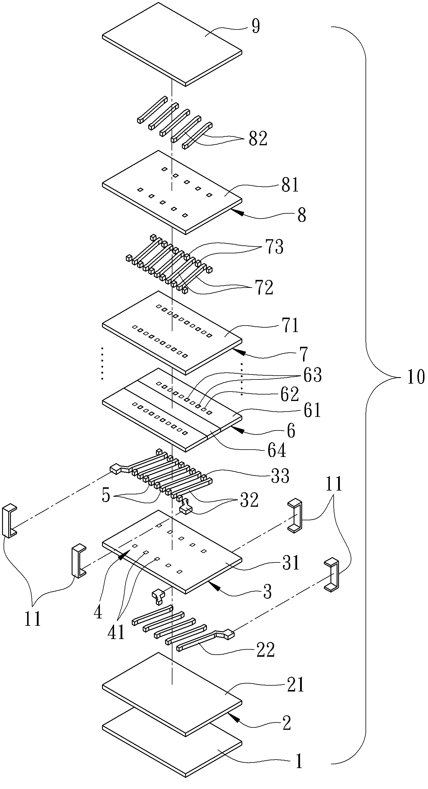 Manufacturing process of multi-layer filter