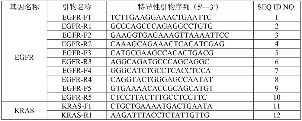 Method and kit for constructing multi-gene mutation sequencing library of lung cancer driving genes