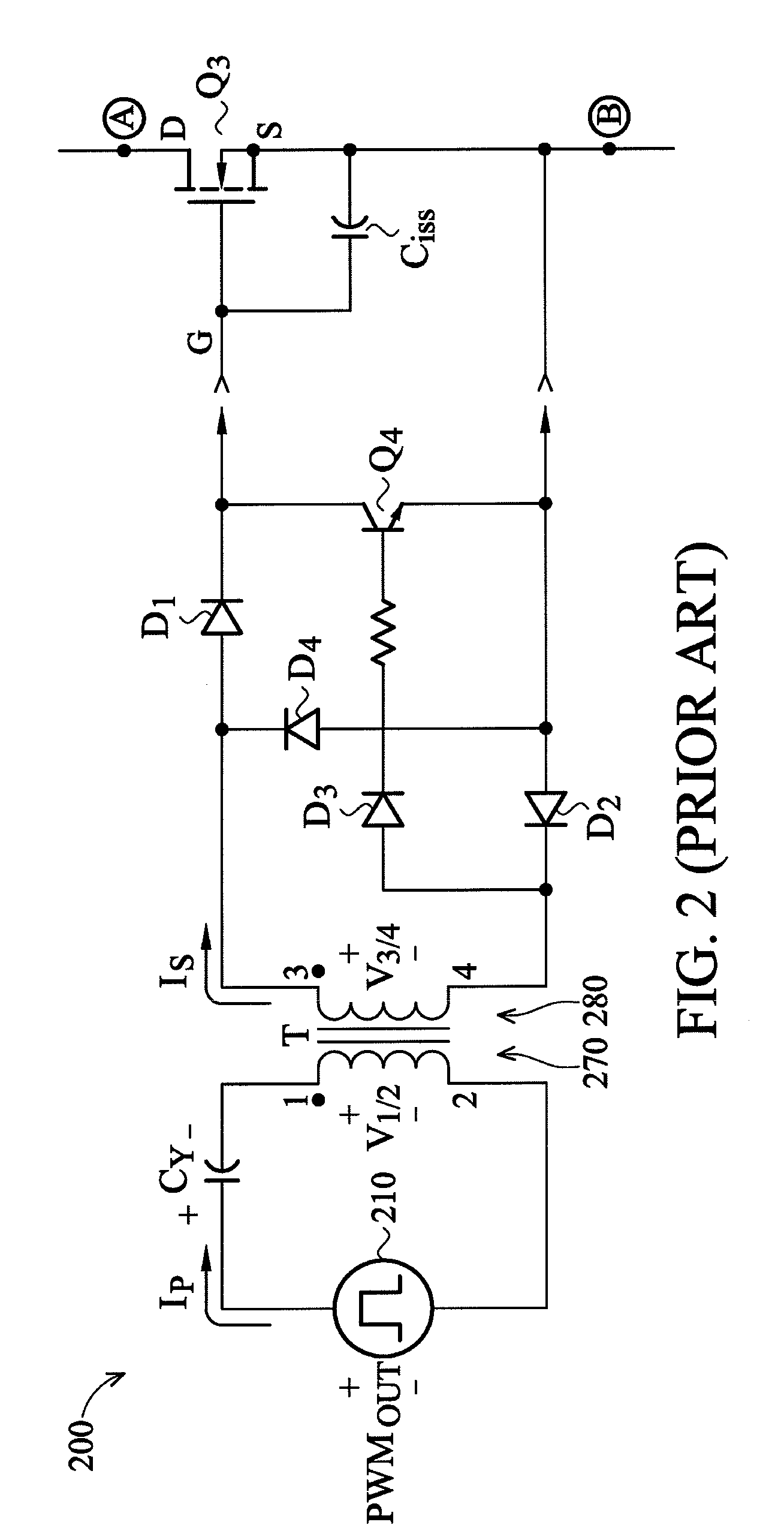 Driver for driving power switch element