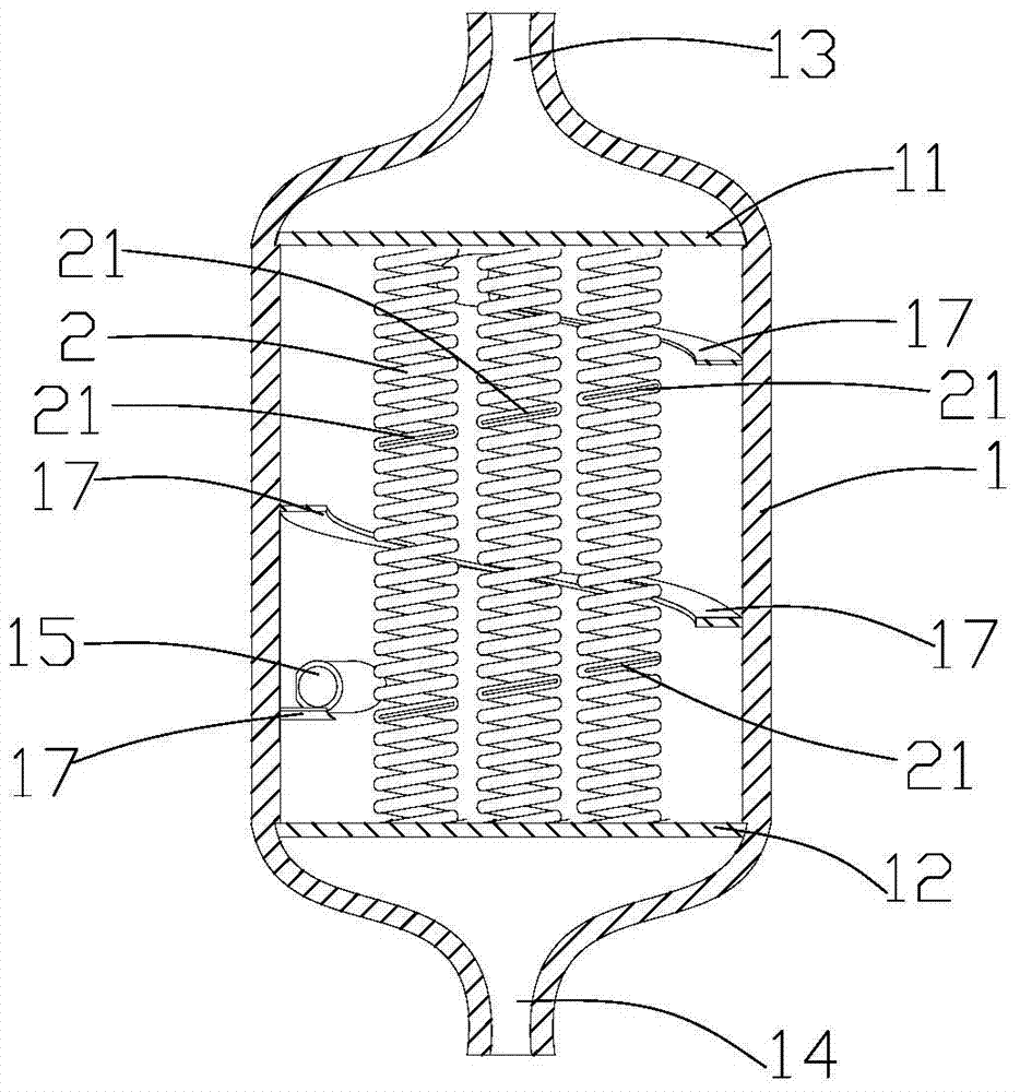 An auxiliary heat dissipation device for precision air conditioners in a computer room