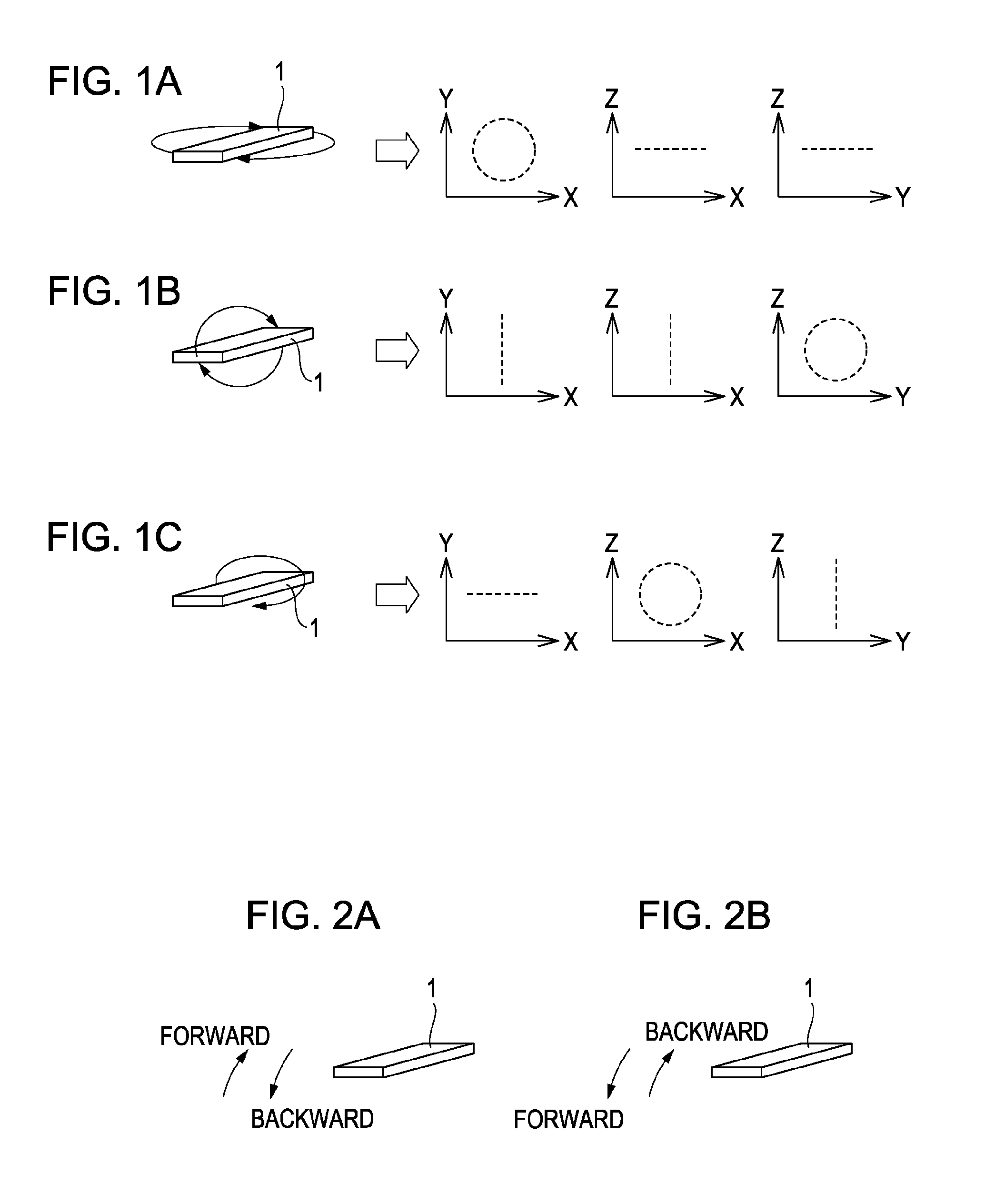 Motion sensing program and electronic compass with motion sensing program