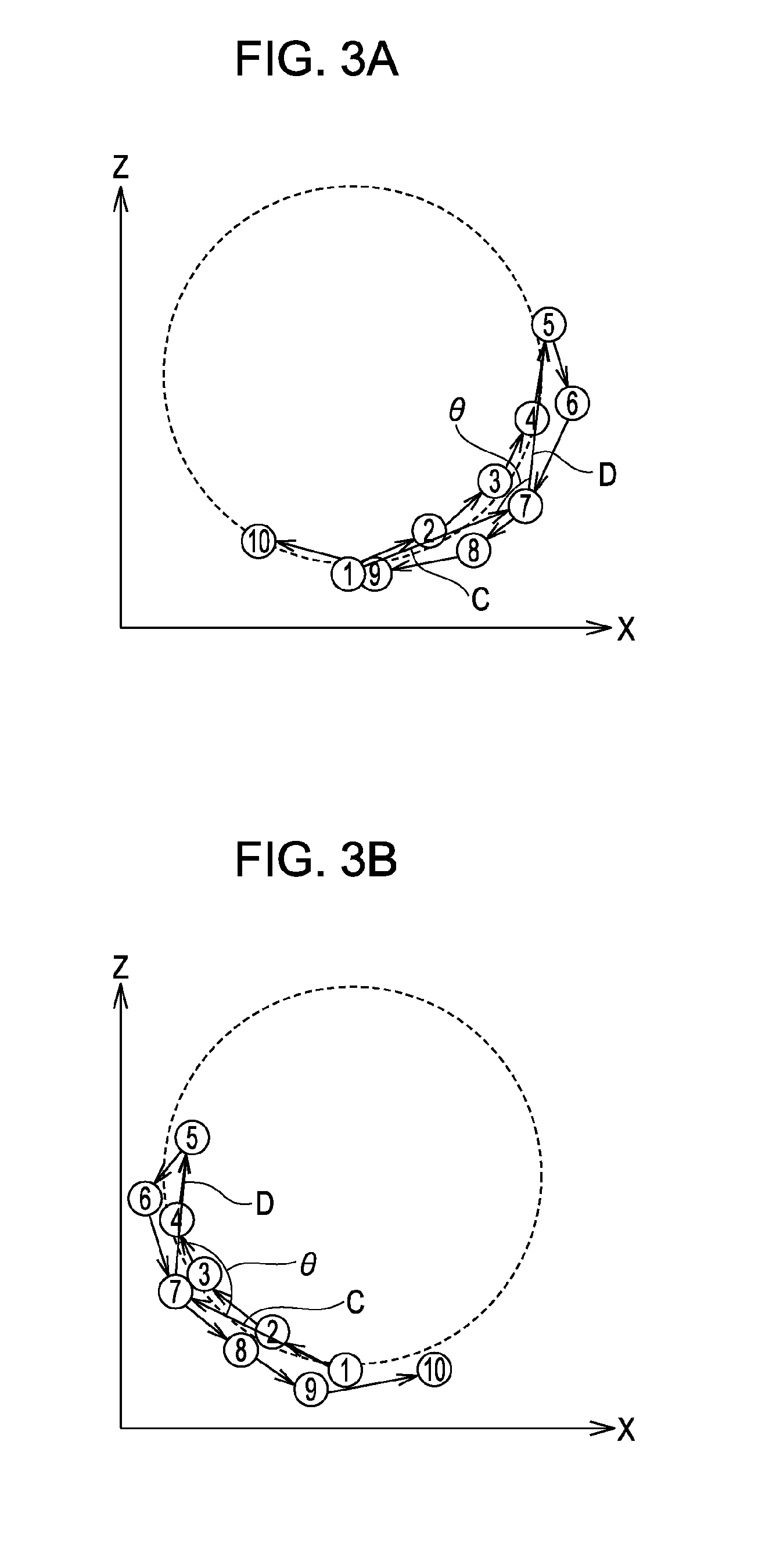 Motion sensing program and electronic compass with motion sensing program