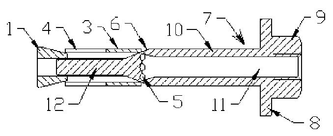 Method for constructing plate adhesion and anchor structure used in the method